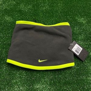 Neon and Gray Nike Unisex Reversible neck warmer